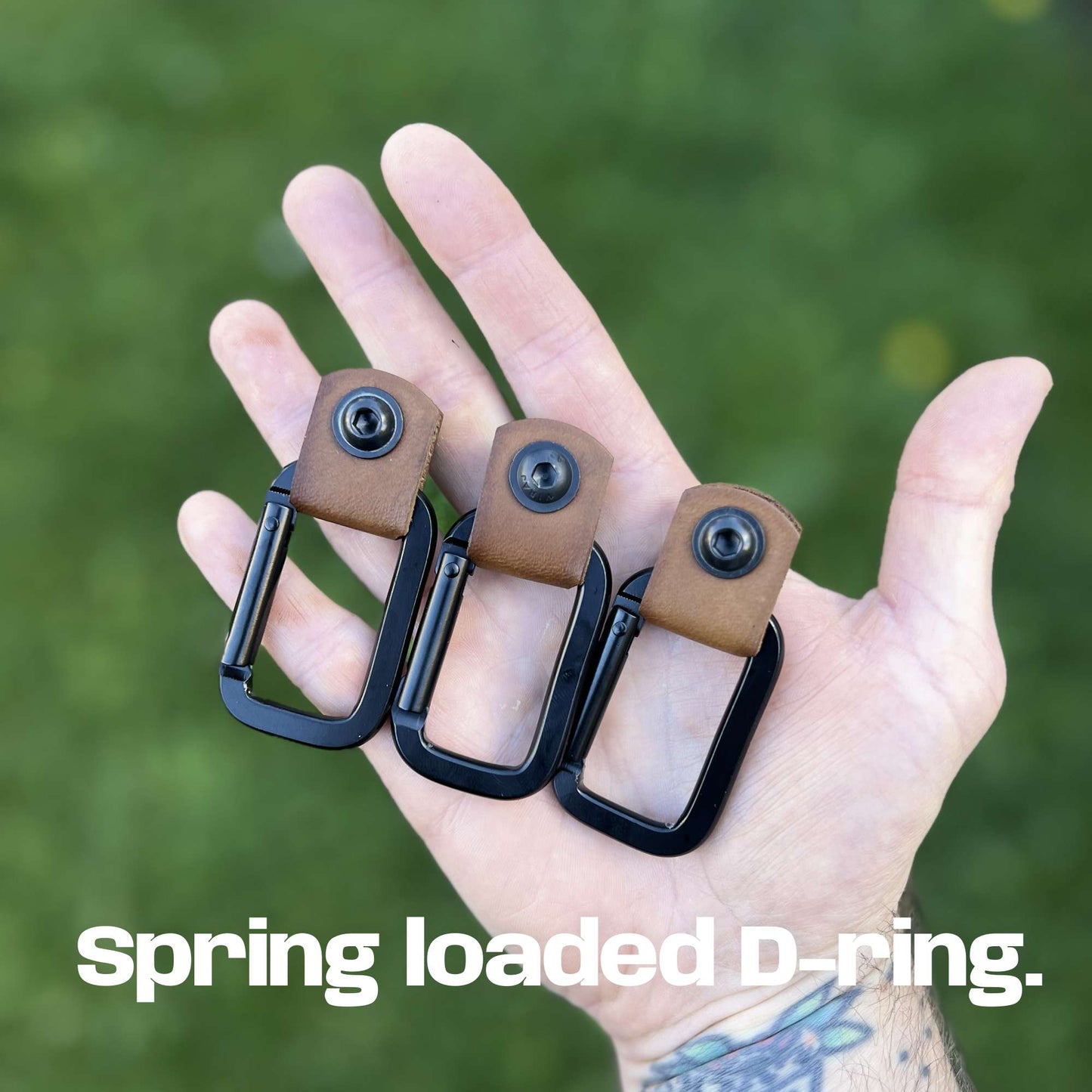 Leather Utility Mounts for M6 & M8 Bolt Holes