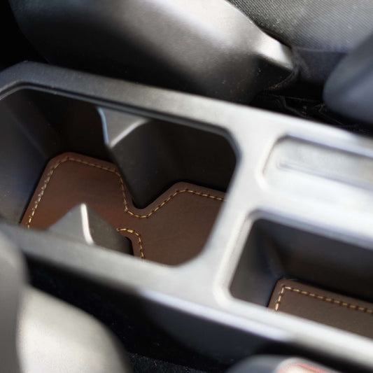 Deluxe Leather Centre Console Inserts for Suzuki Jimny