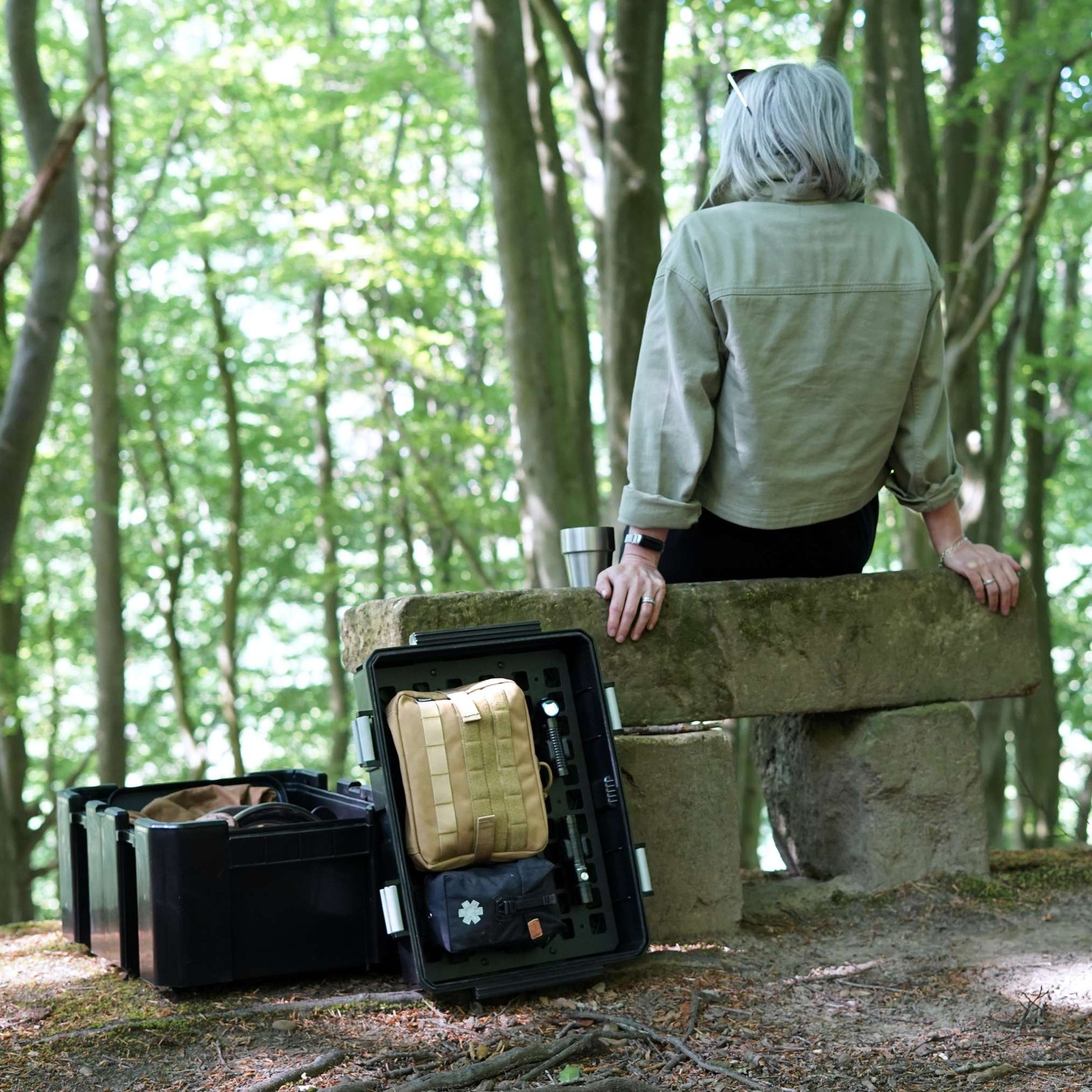 Molle Storage Panel for Front Runner Wolf Pack Pro - Pack Rack Pro by Out There Equipped