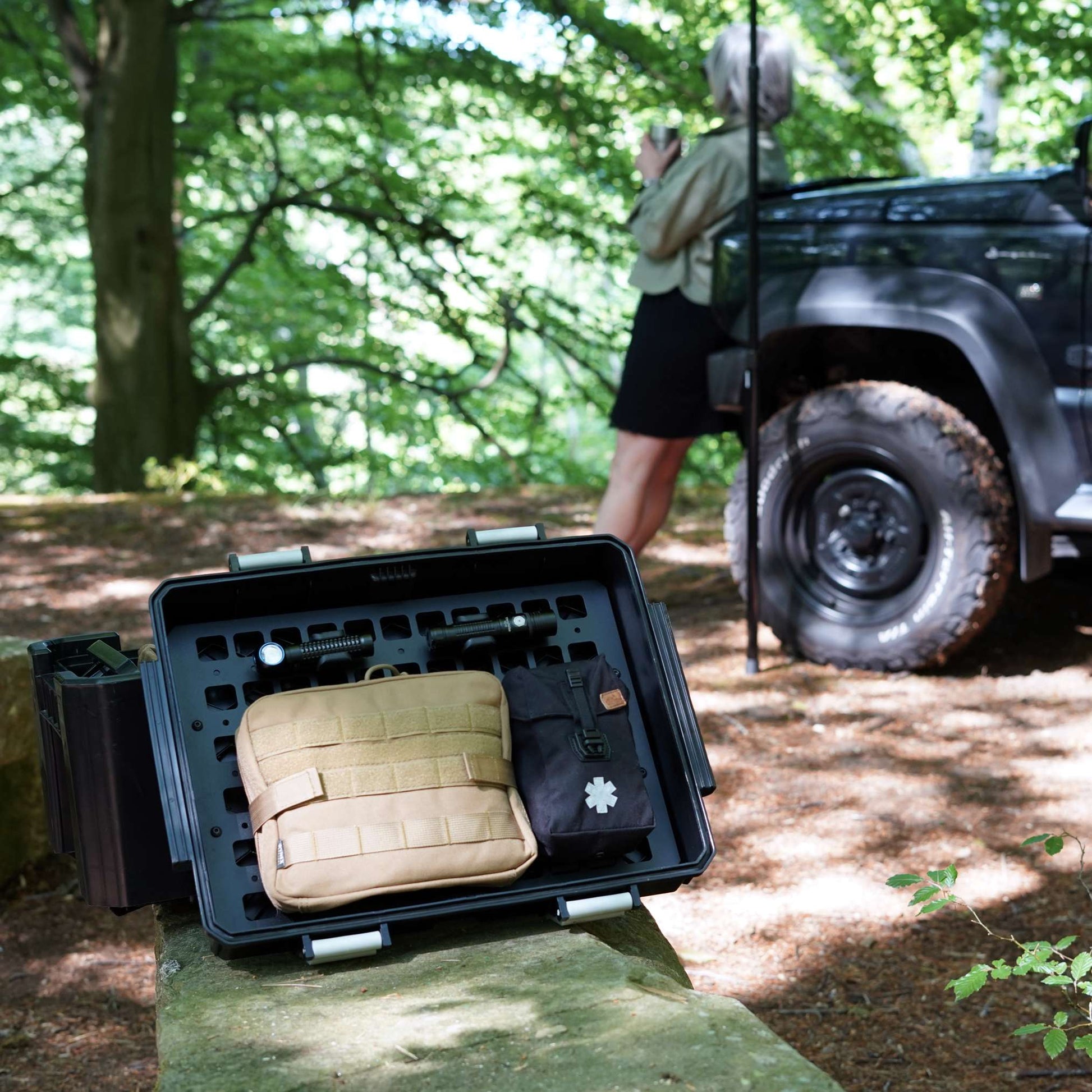 Molle Storage Panel for Front Runner Wolf Pack Pro - Pack Rack Pro by Out There Equipped