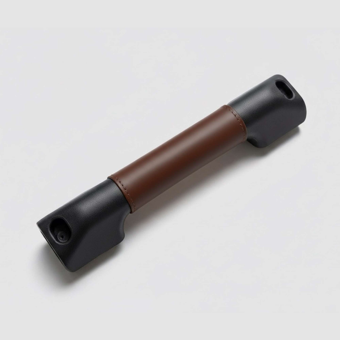 Defender Dashboard Grab Handle Leather Cover - Heritage Style - Walnut