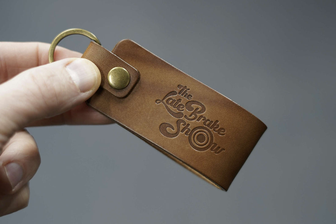 A custom keyring project for The Late Brake Show