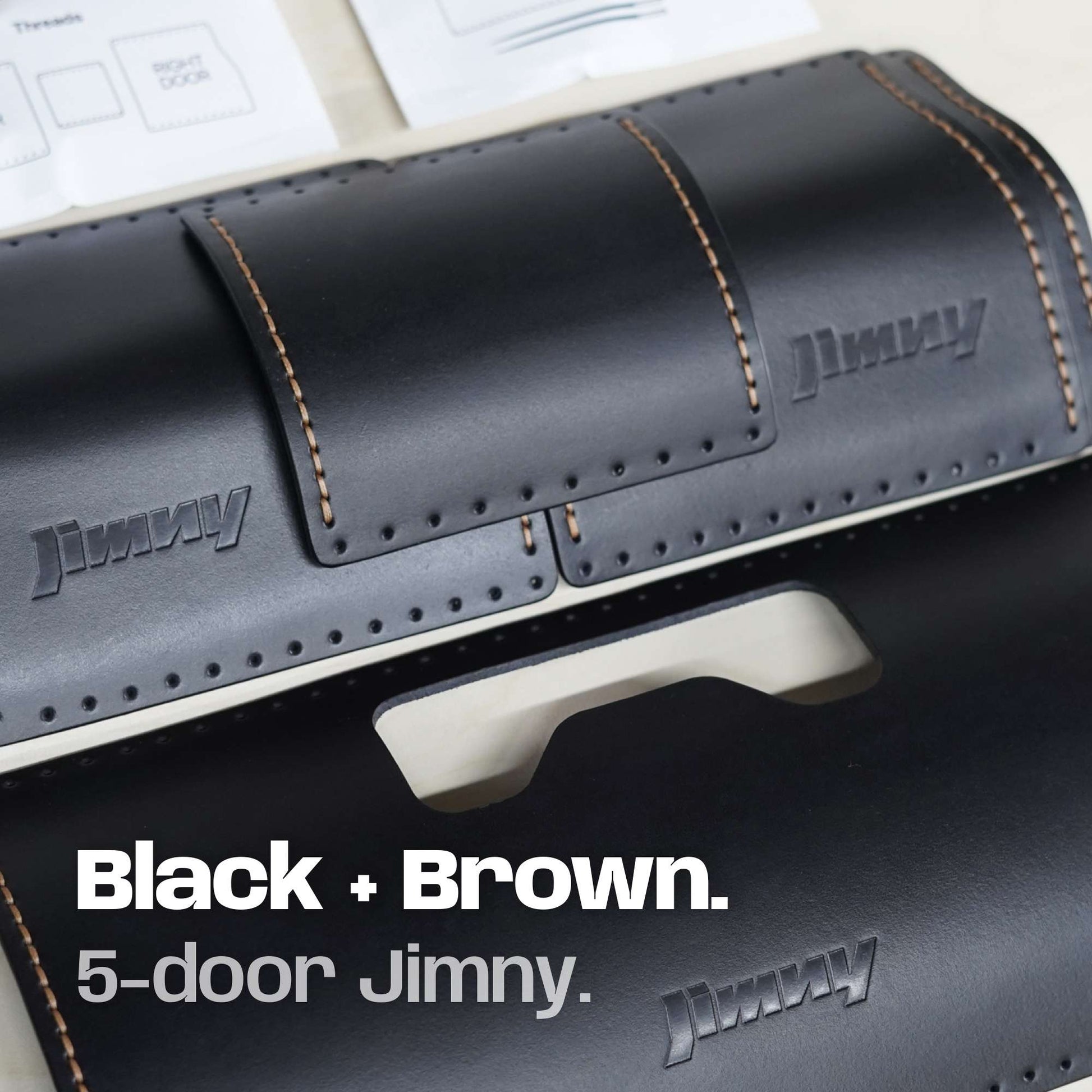 Deluxe Jimny Leather Handle Set - 5-Door