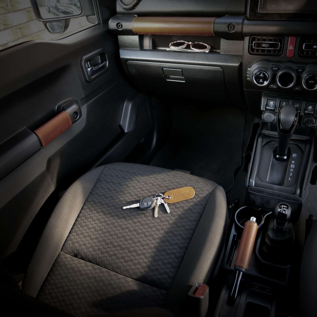 Suzuki Jimny (2018+) Deluxe Leather Handle Set