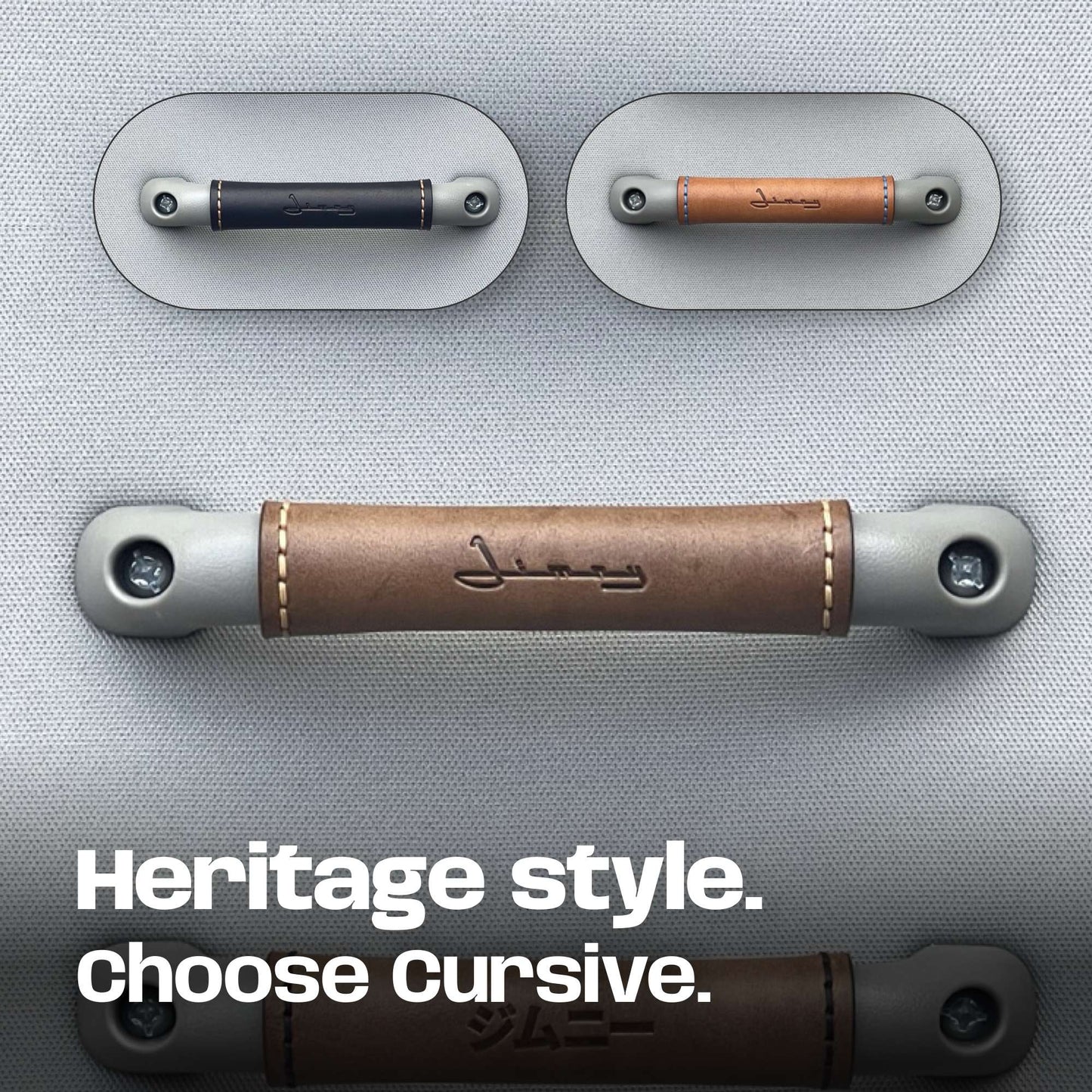 Suzuki Roof Grab Handle Leather Covers (Set of 3)