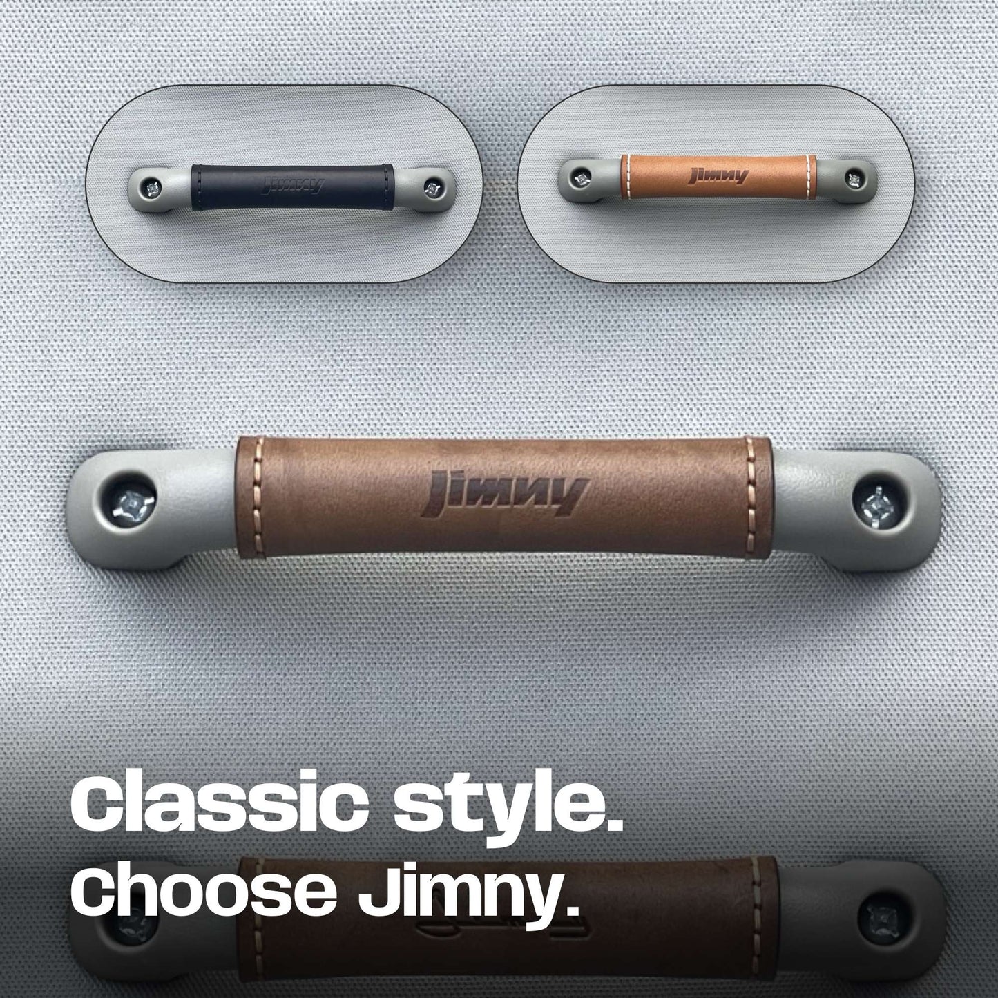 Suzuki Roof Grab Handle Leather Covers (Set of 3)