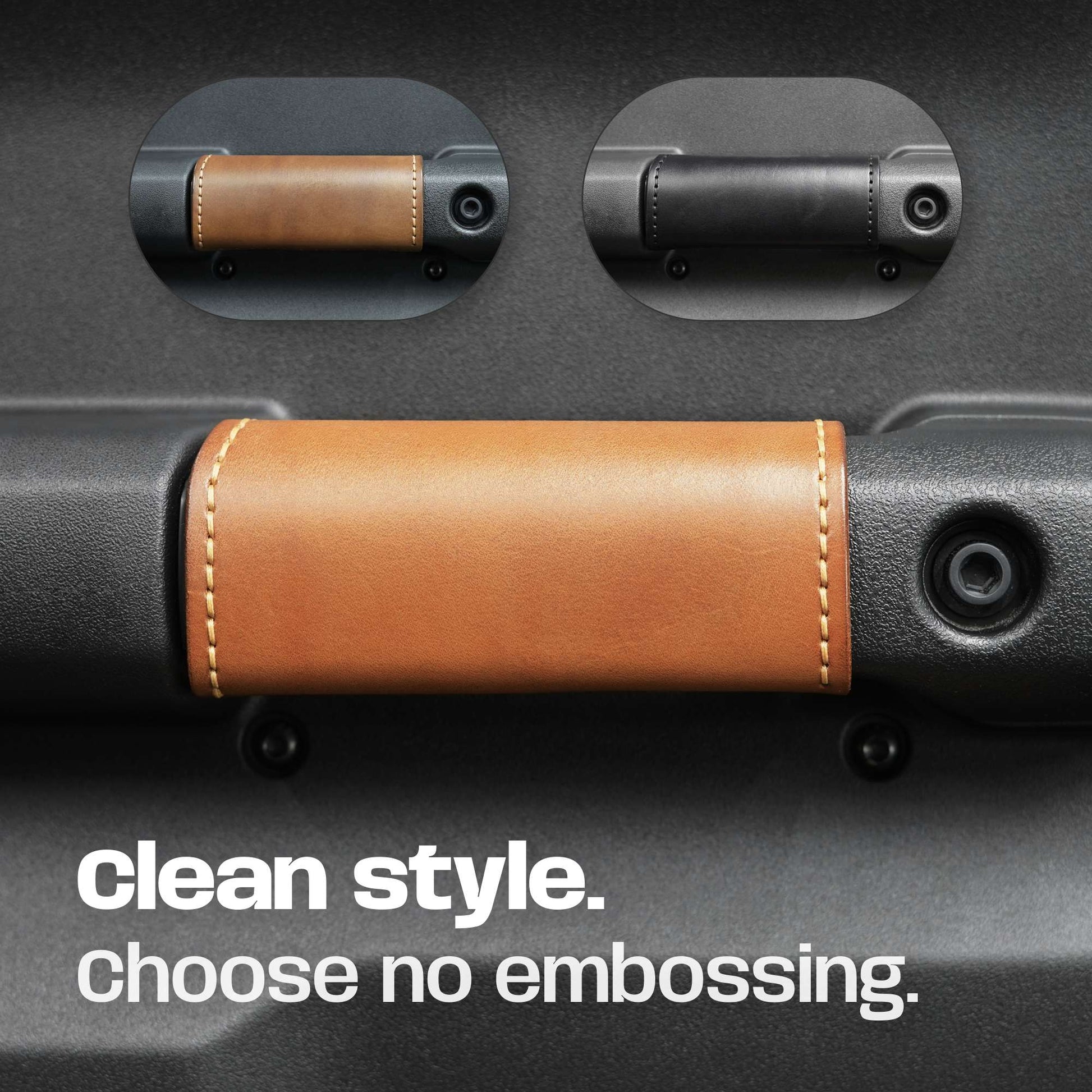 Clean style Suzuki Jimny Leather Interior Handles