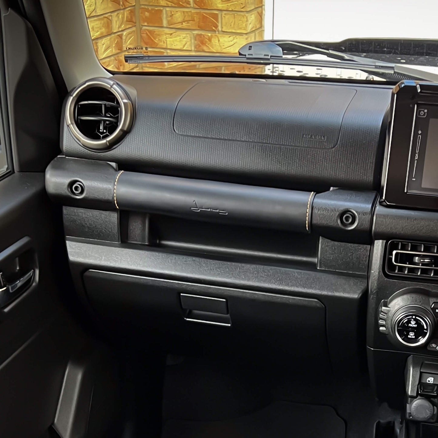 Suzuki Jimny Passenger Assist Handle Leather Cover