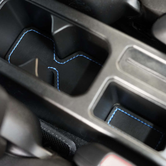 Deluxe Leather Centre Console Inserts for Suzuki Jimny