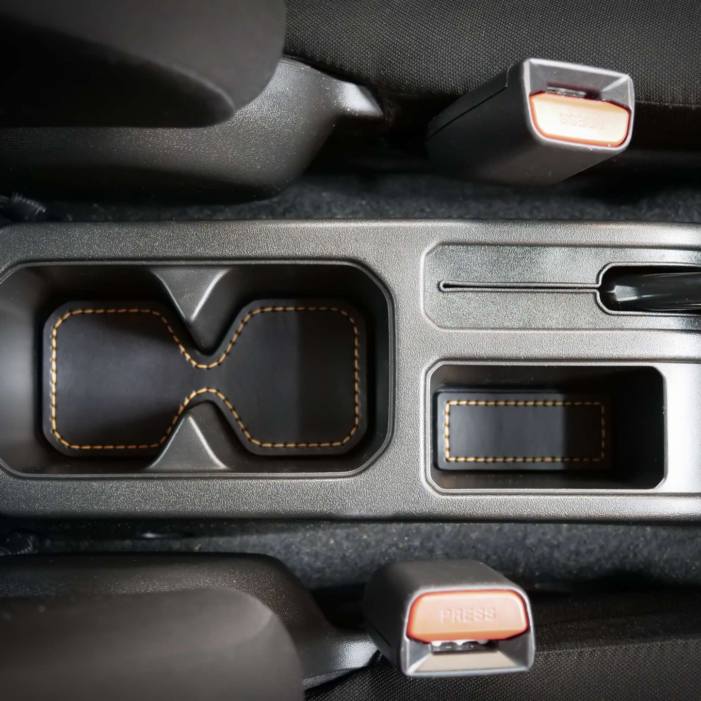 Deluxe Leather Centre Console Inserts for Suzuki Jimny