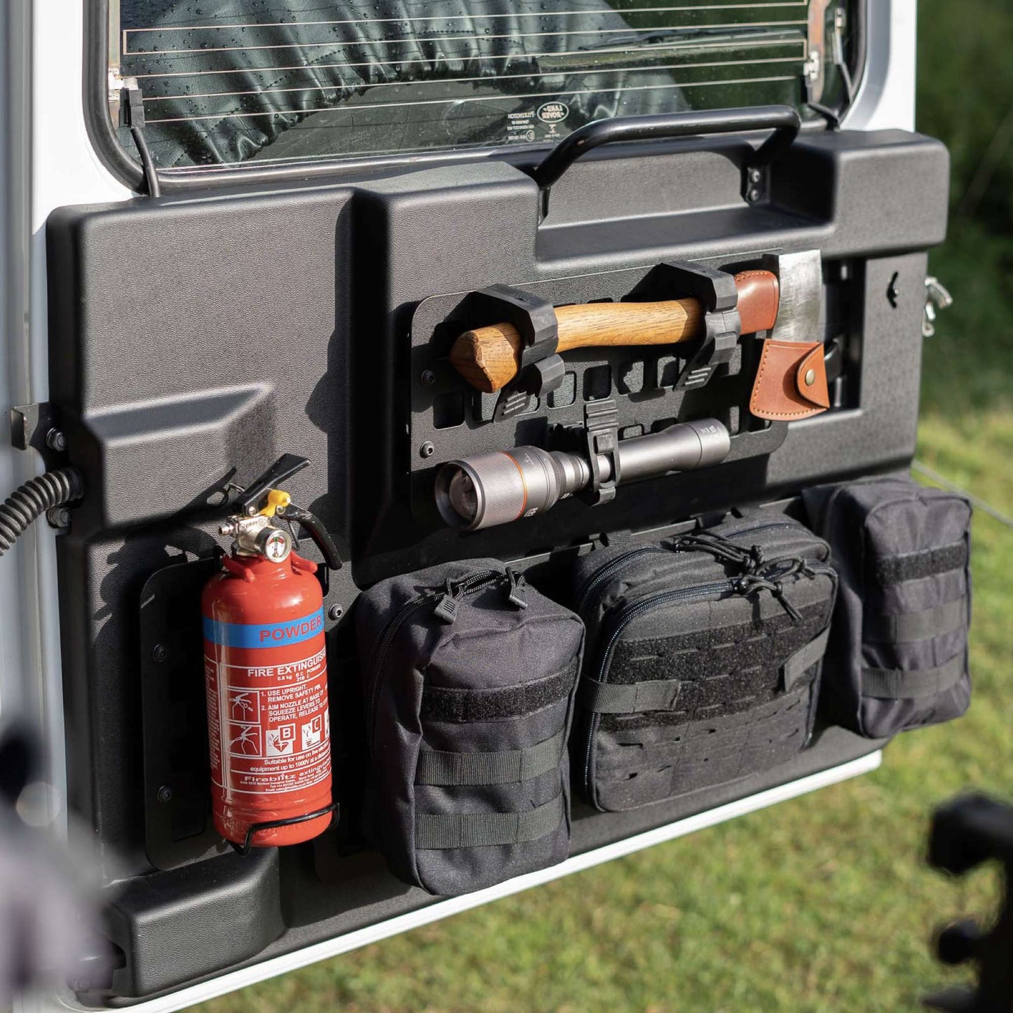 Classic Defender Tailgate Organiser - Dual Panel