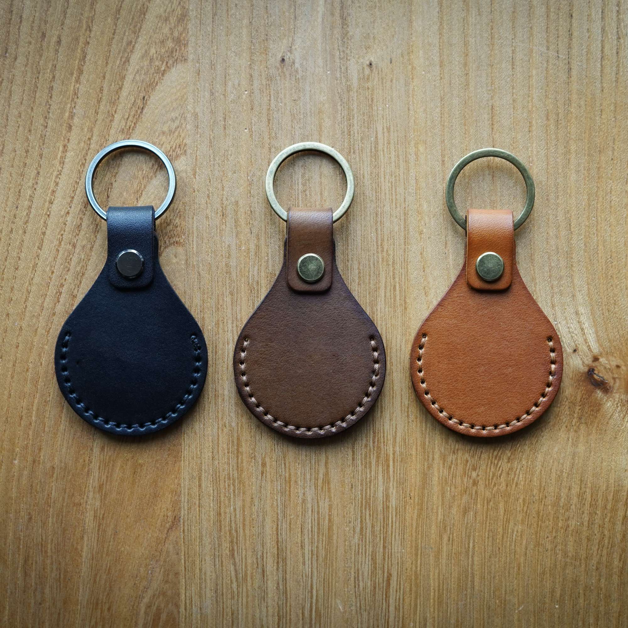 Deluxe Leather Key Ring – Out There Equipped