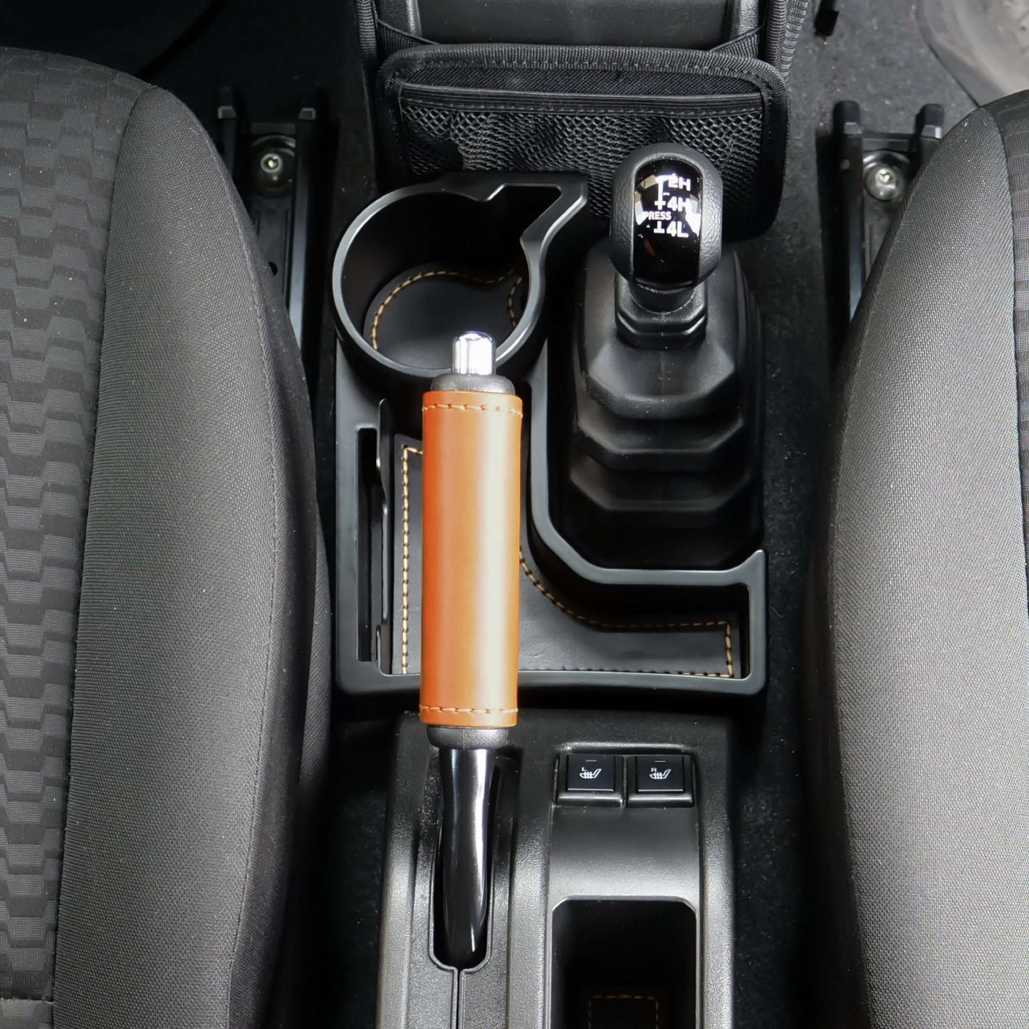 Suzuki Jimny Leather Handbrake Handle Cover
