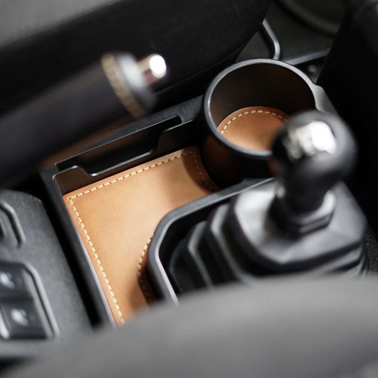 Leather Jimny Centre Console Storage Trays