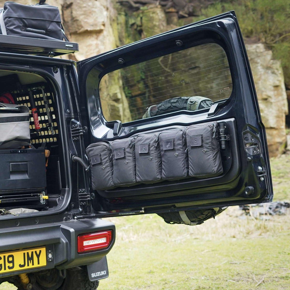 Suzuki Jimny Tailgate MOLLE Organiser Panel