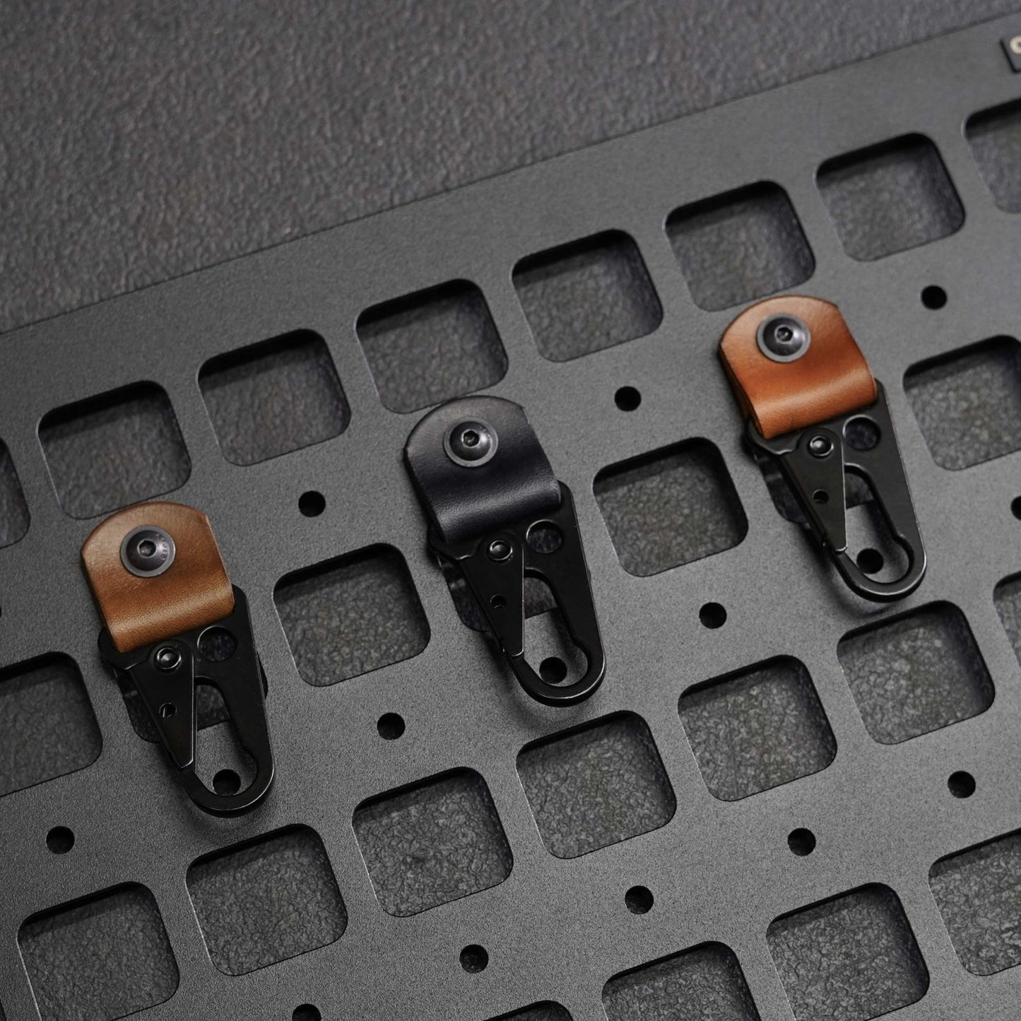 Leather Gear Clip - For Organiser Panels