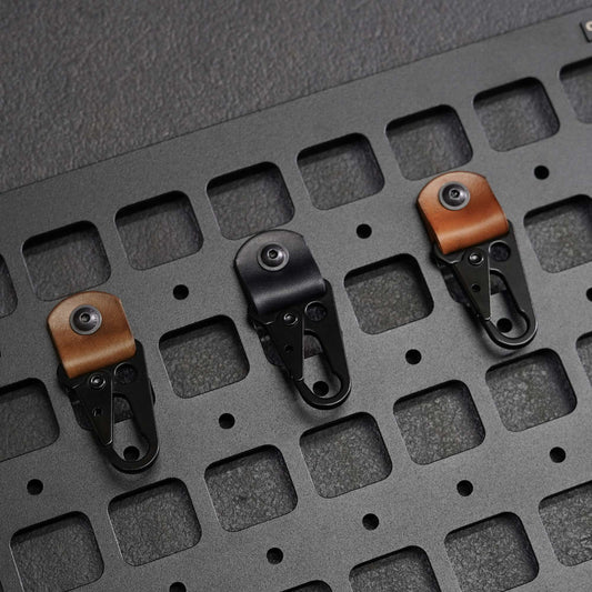 Leather Gear Clip - For Organiser Panels