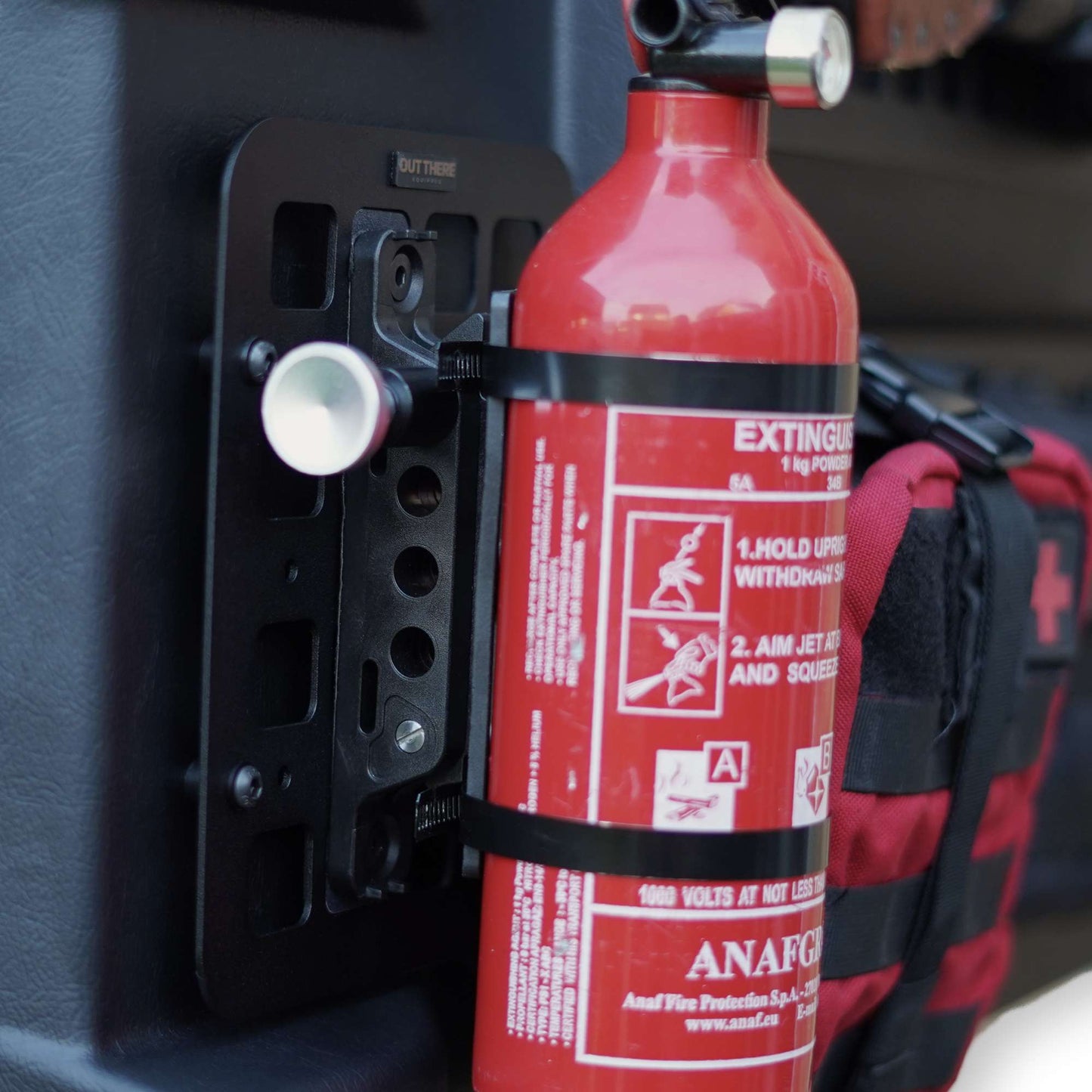 Quick Release Fire Extinguisher Bracket