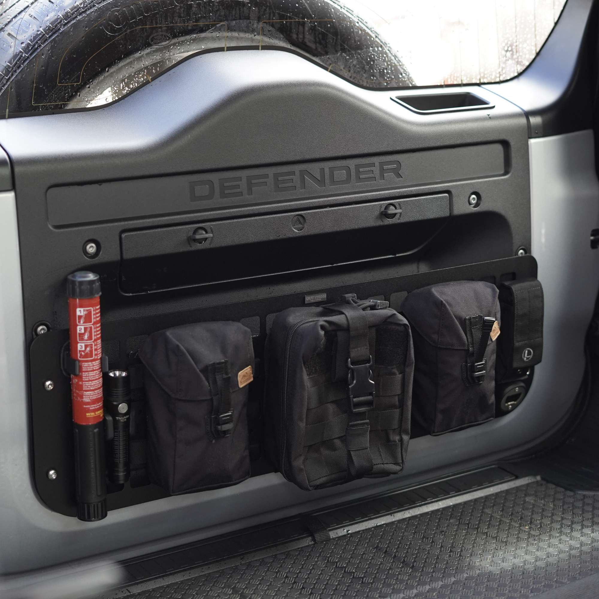 Defender L663 Tailgate Storage Organiser Panel – Out There Equipped